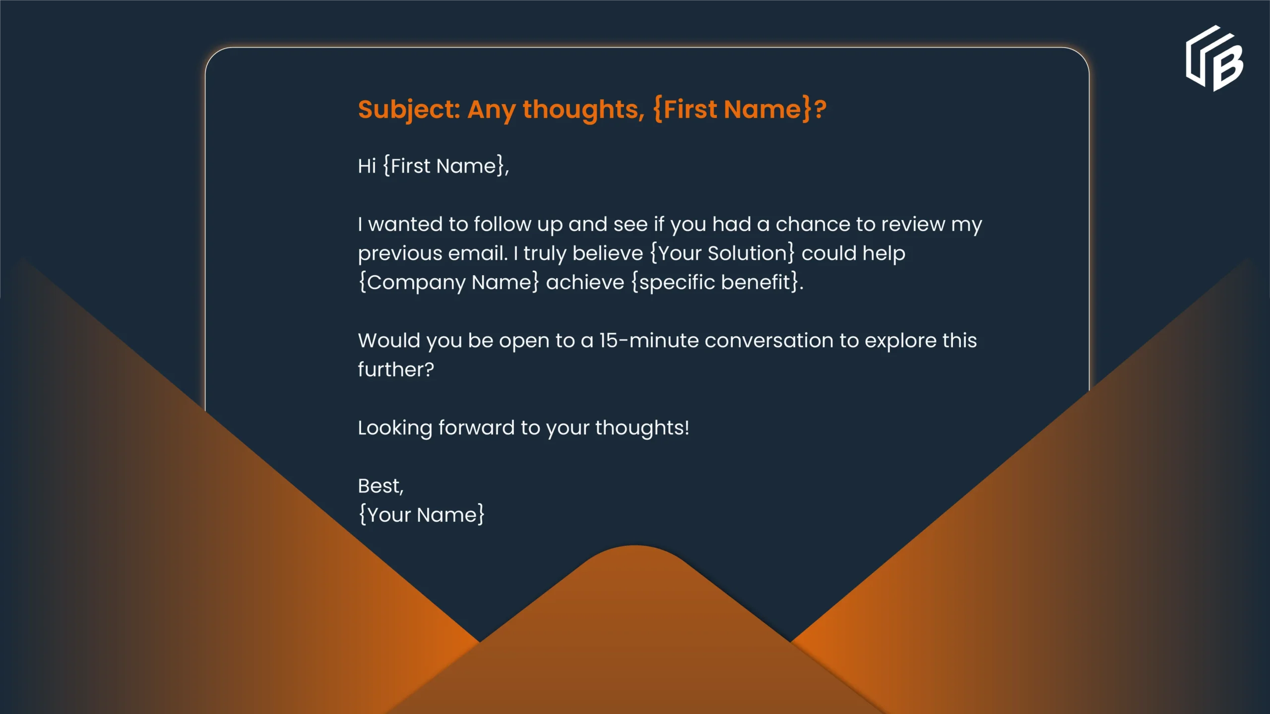  Sales Cadences email template
