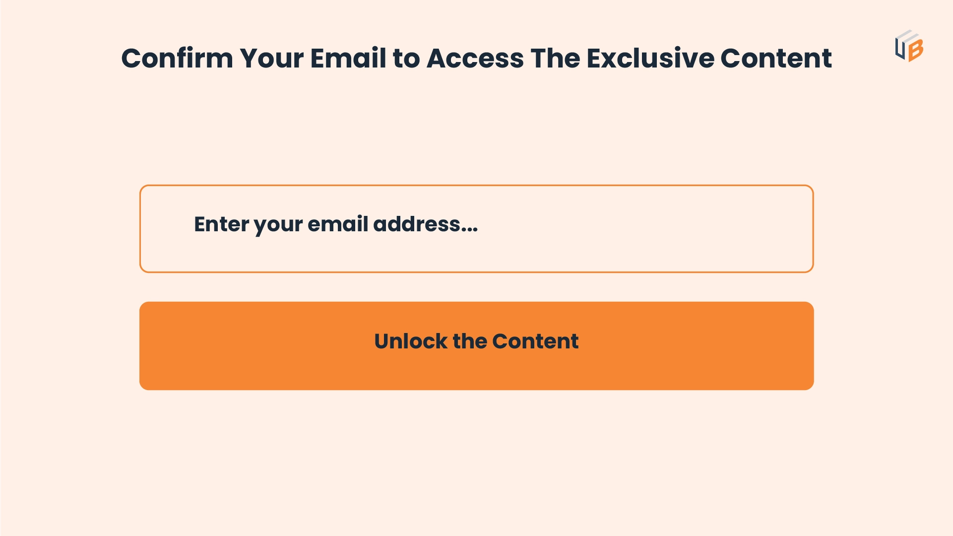 Confirm your Email to Access the Exclusive Content