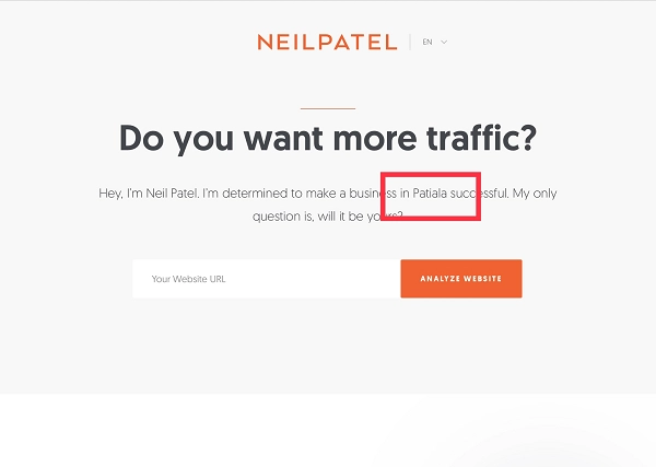 personalized content for more traffic