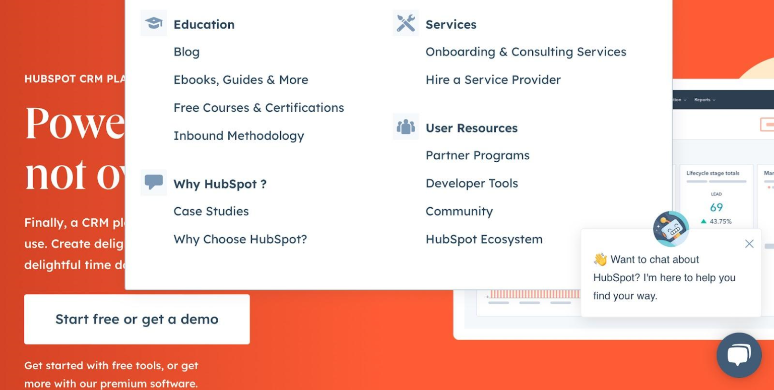 HubSpot content