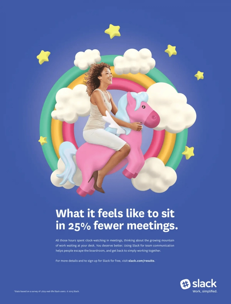 Slack's fun marketing campaign