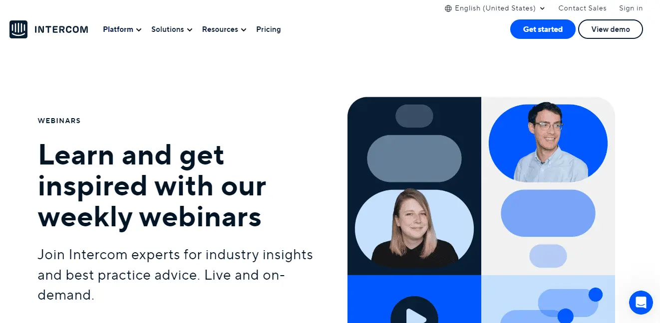 Intercom Webinars