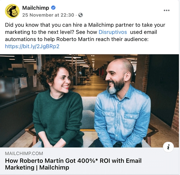 Mailchimp mail automations