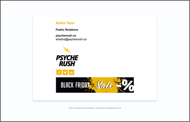 Add signatures to Emails