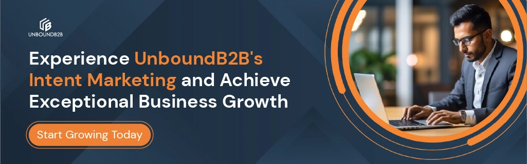 UnboundB2B's Intent Marketing Service Page Banner